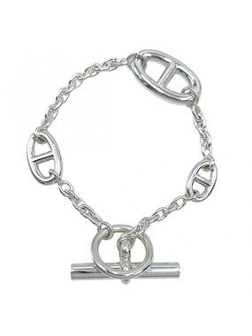 Hermes Bracelet Chaine D'ancre Farandole 925 Sterling Silver